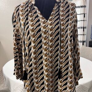 Maurice’s Blouse Large Brown